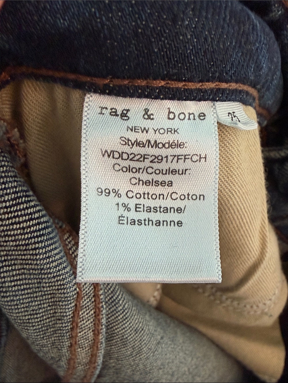 Rag & Bone Casey High Rise Flare Jeans Dark Wash Size 25 - Picture 11 of 11